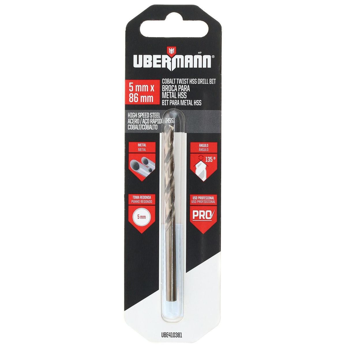 UBERMANN - Broca para Metal 5mm Ubermann