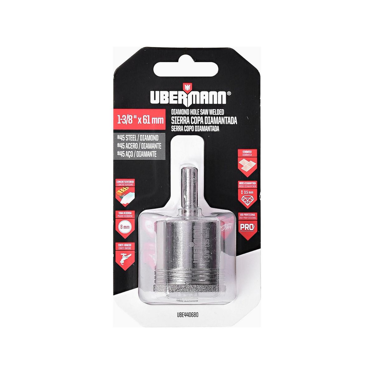 UBERMANN - Sierra Copa Diamantada 1 3/8''