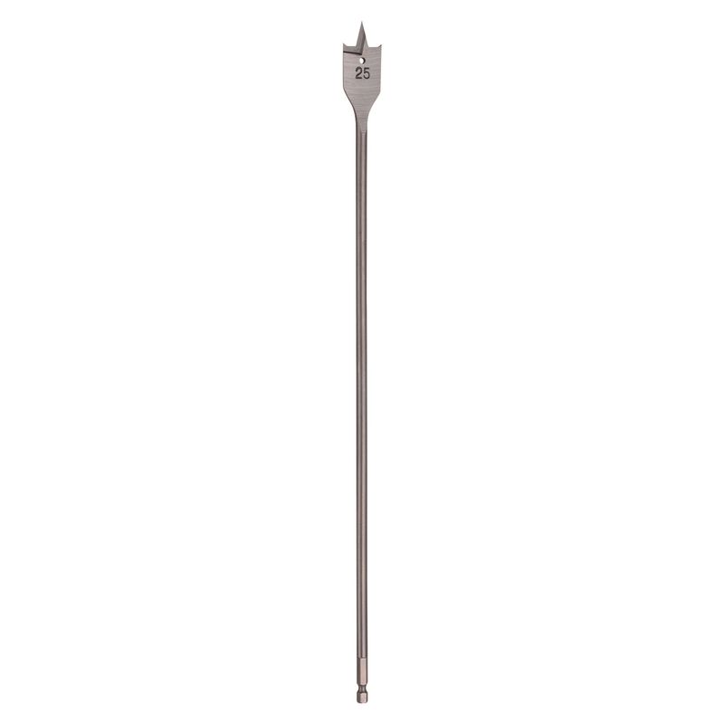 BAUKER - Broca Extra Larga Para Madera 25mm Bauker