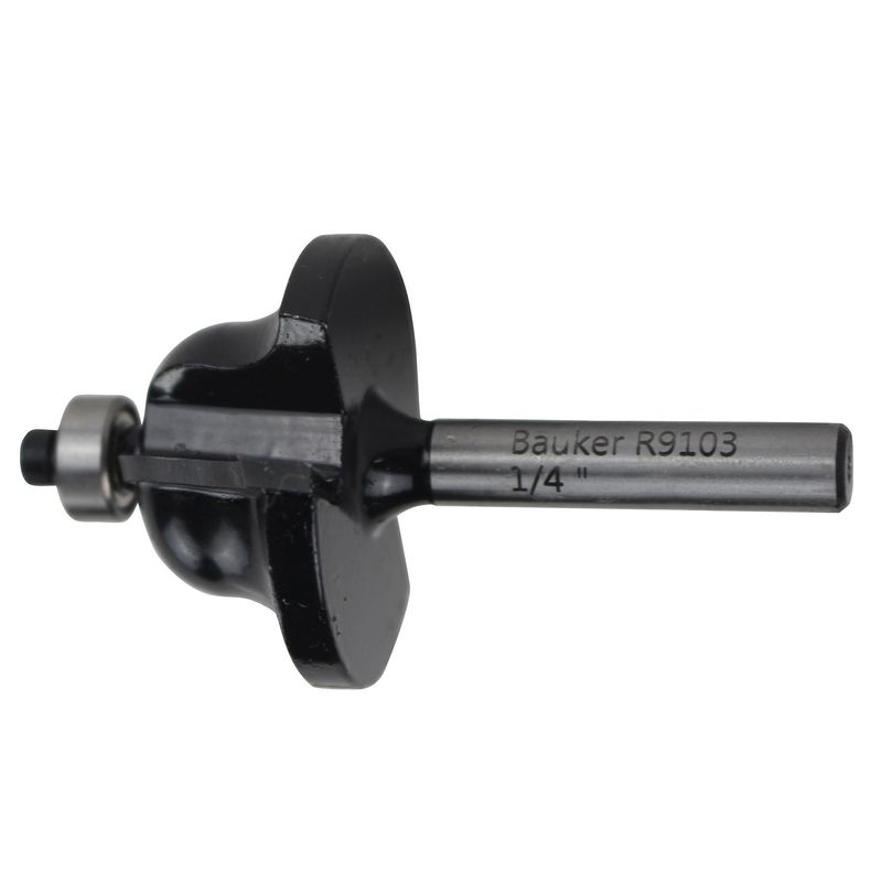 BAUKER - Fresa Romano con Rodamiento 1/4'' Bauker