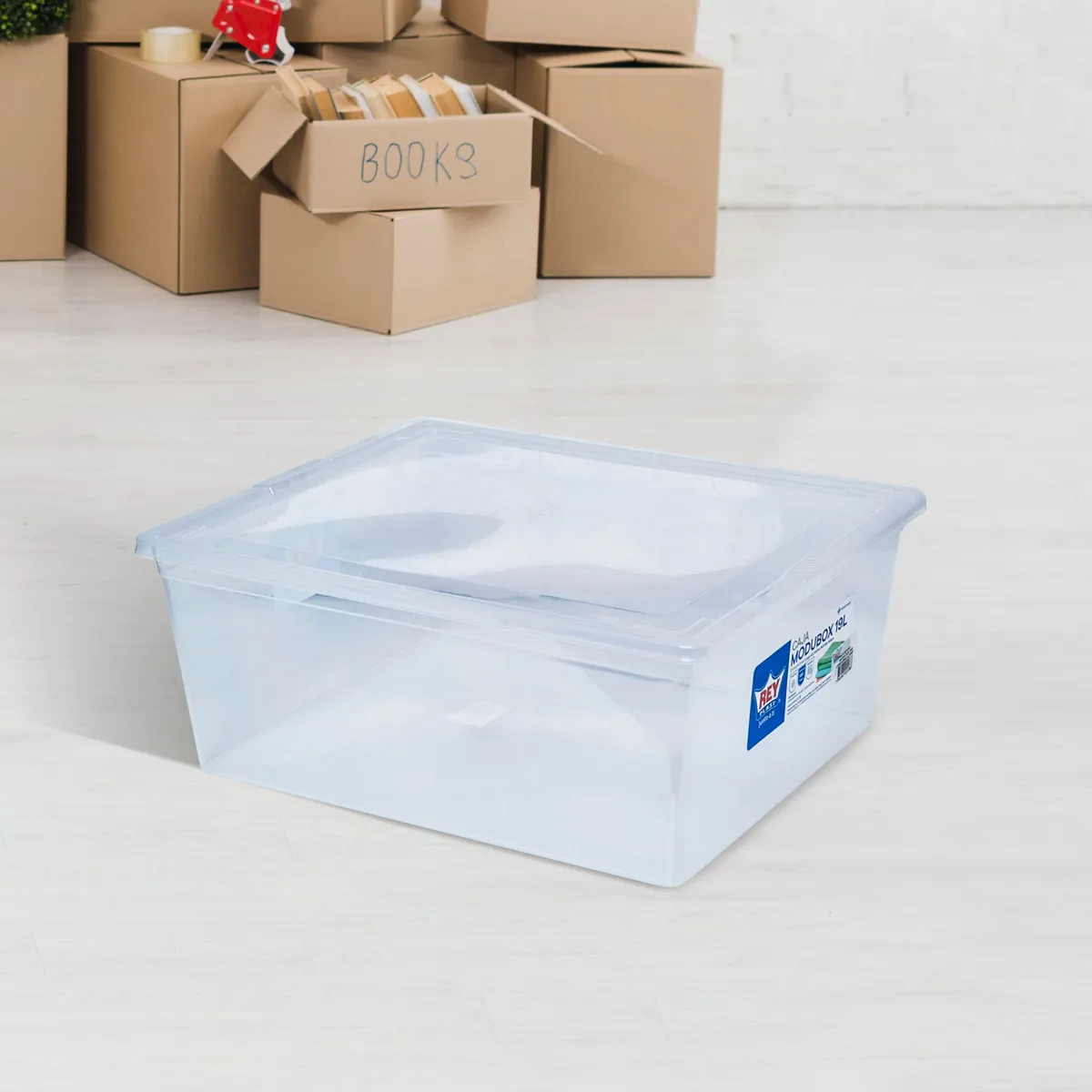 REYPLAST - Set 4 Cajas Organizadoras Modubox Reyplast