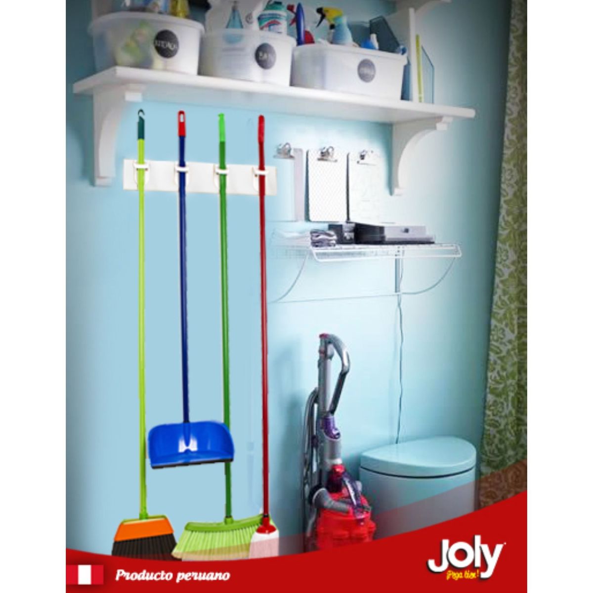 JOLY - Organizador de Artículos de Limpieza Melamina