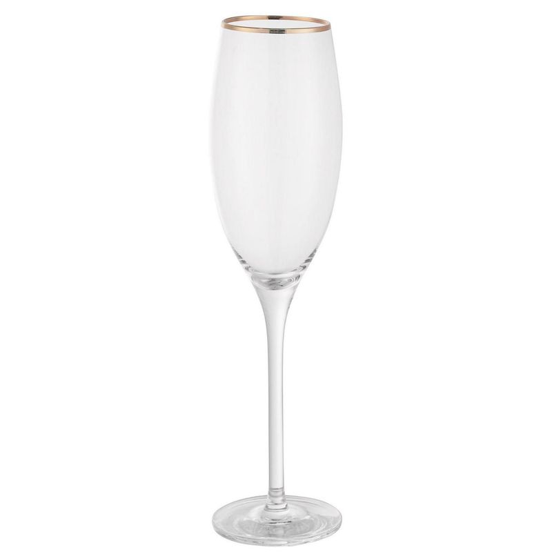 JUST HOME COLLECTION - Copa para Champagne Flauta Ribete