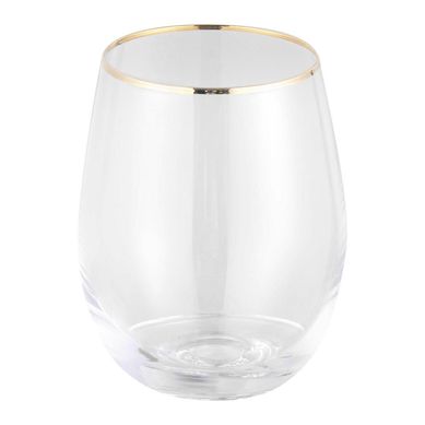Vaso de Borde Dorado500ml
