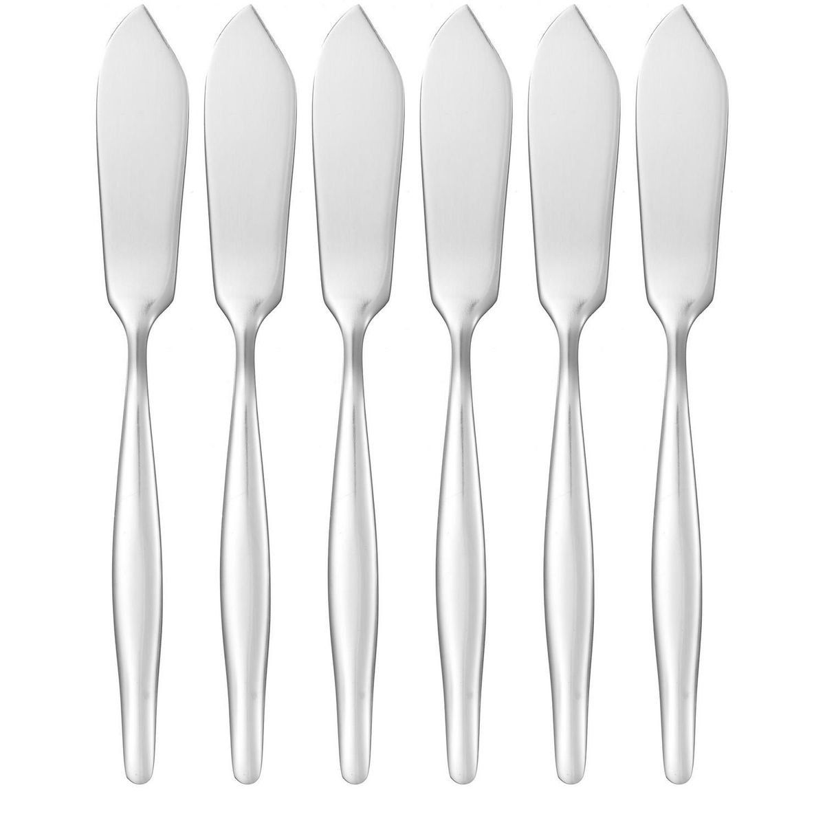 JUST HOME COLLECTION - Set 6 Cuchillos Pescado Acero Inoxidable