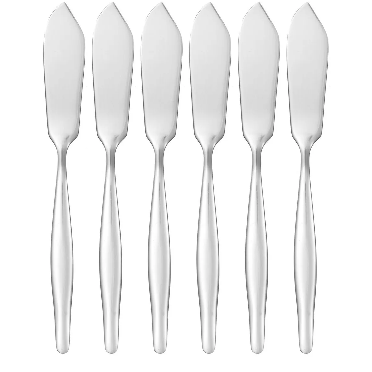 JUST HOME COLLECTION - Set 6 Cuchillos Pescado Acero Inoxidable