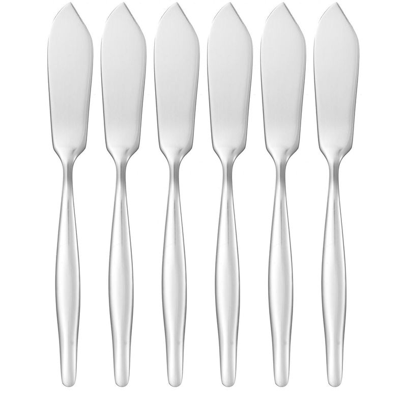 JUST HOME COLLECTION - Set 6 Cuchillos Pescado Acero Inoxidable