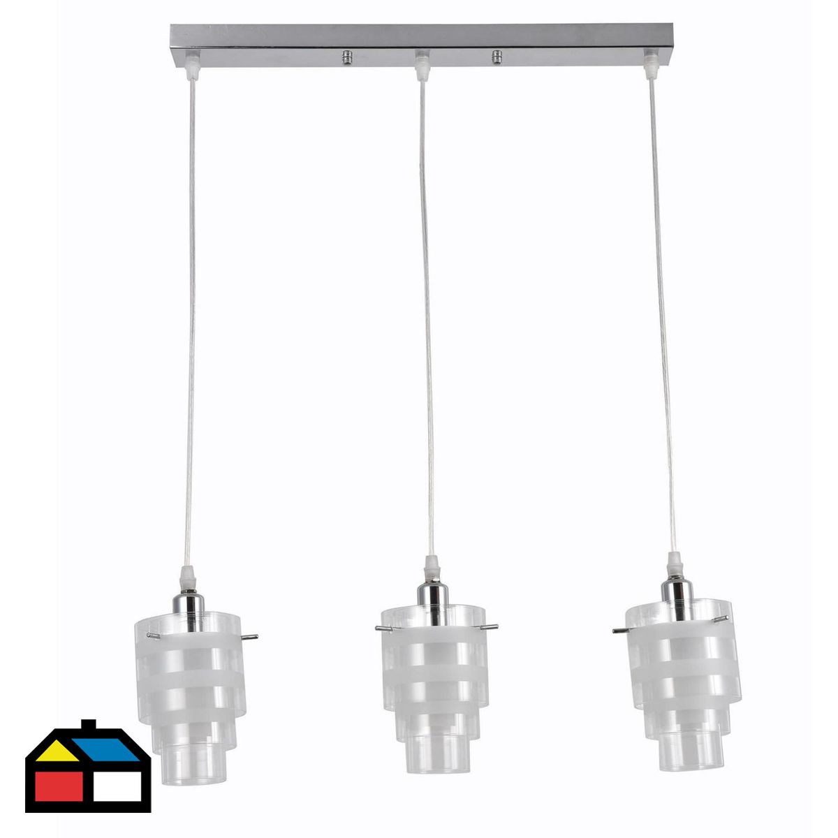 JUST HOME COLLECTION - Lámpara Colgante New Boston 3L E14