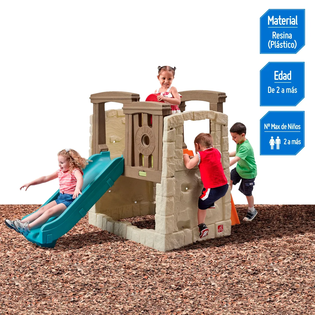 STEP 2 - Muro escalador y resbaladera