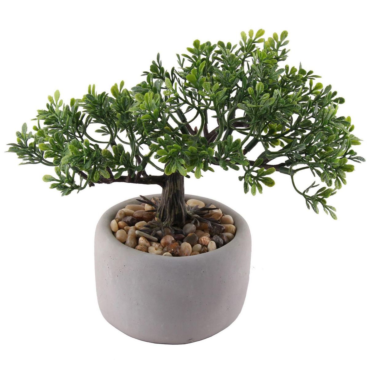 JUST HOME COLLECTION - Bonsai artificial Hoja Boji Plástico Verde 19cm