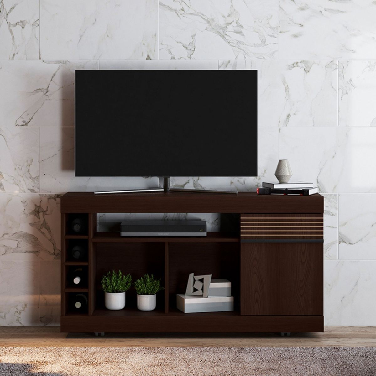 LINEA BRASIL - Mesa de TV 60'' Rio Nogal