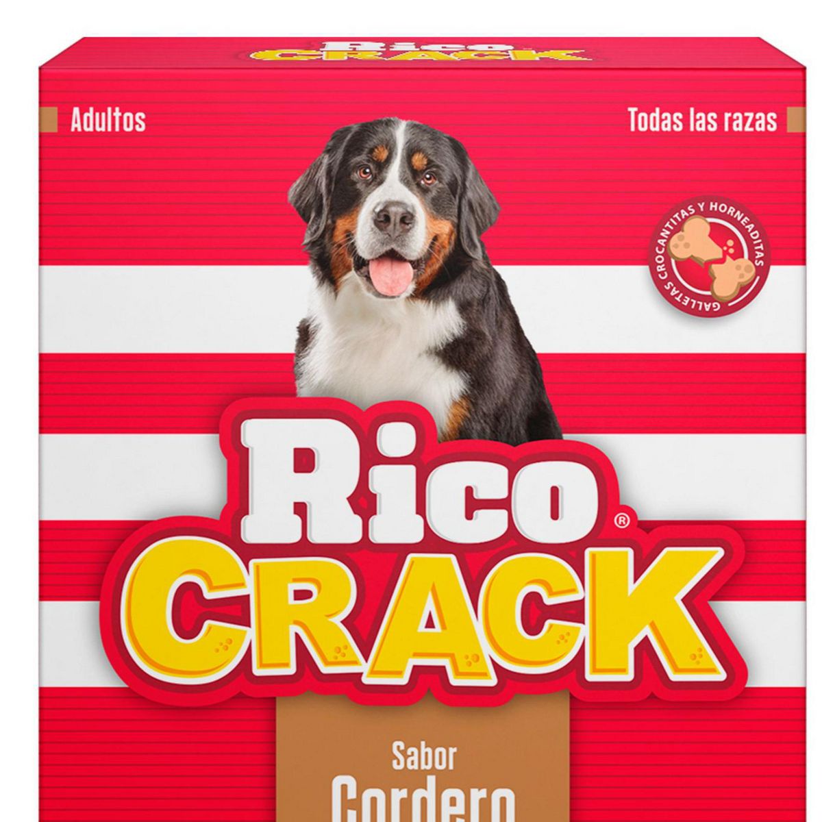 RICOCRACK - Ricocrack Adultos Galletas para Perros 200 gr Sabor Cordero
