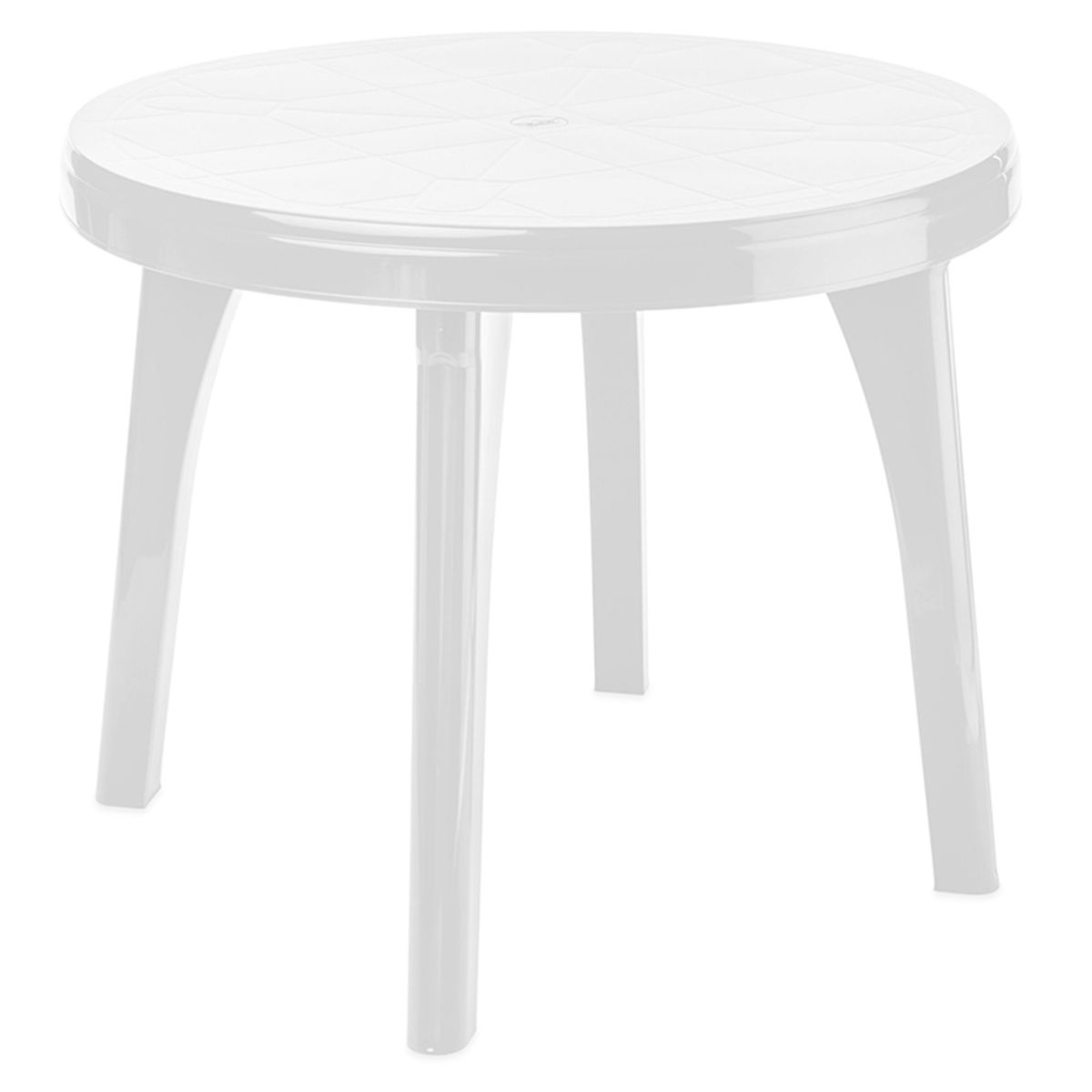 REY - Mesa Redonda Andrea 90cm Blanca