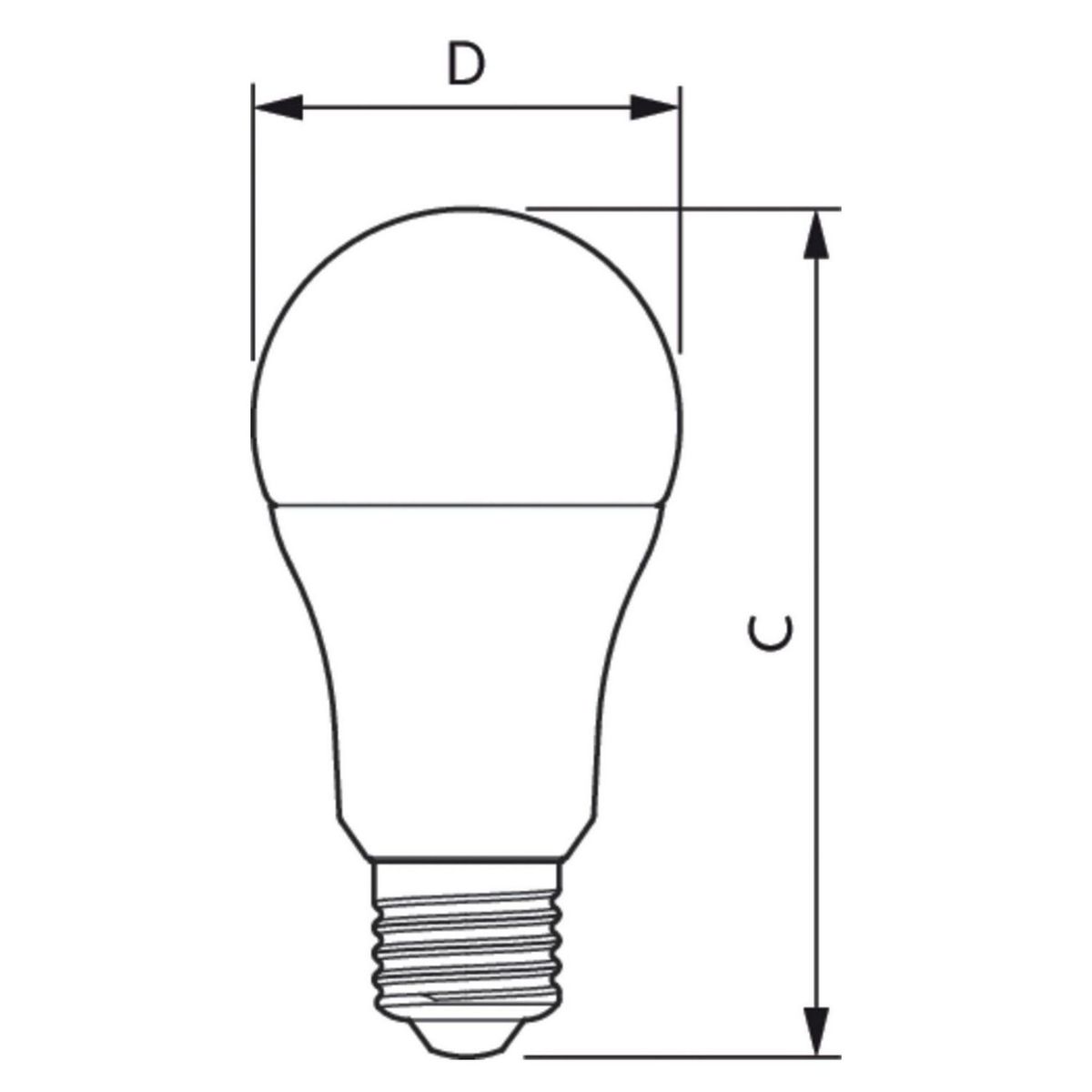 PHILIPS - Foco LED Bulbo A65 E27 14W Luz Blanca
