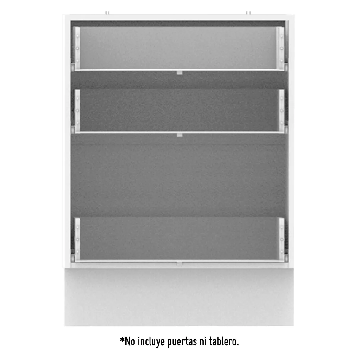 MADESA - Mueble de Cocina Alacena Blanco Rovere 54cm ancho