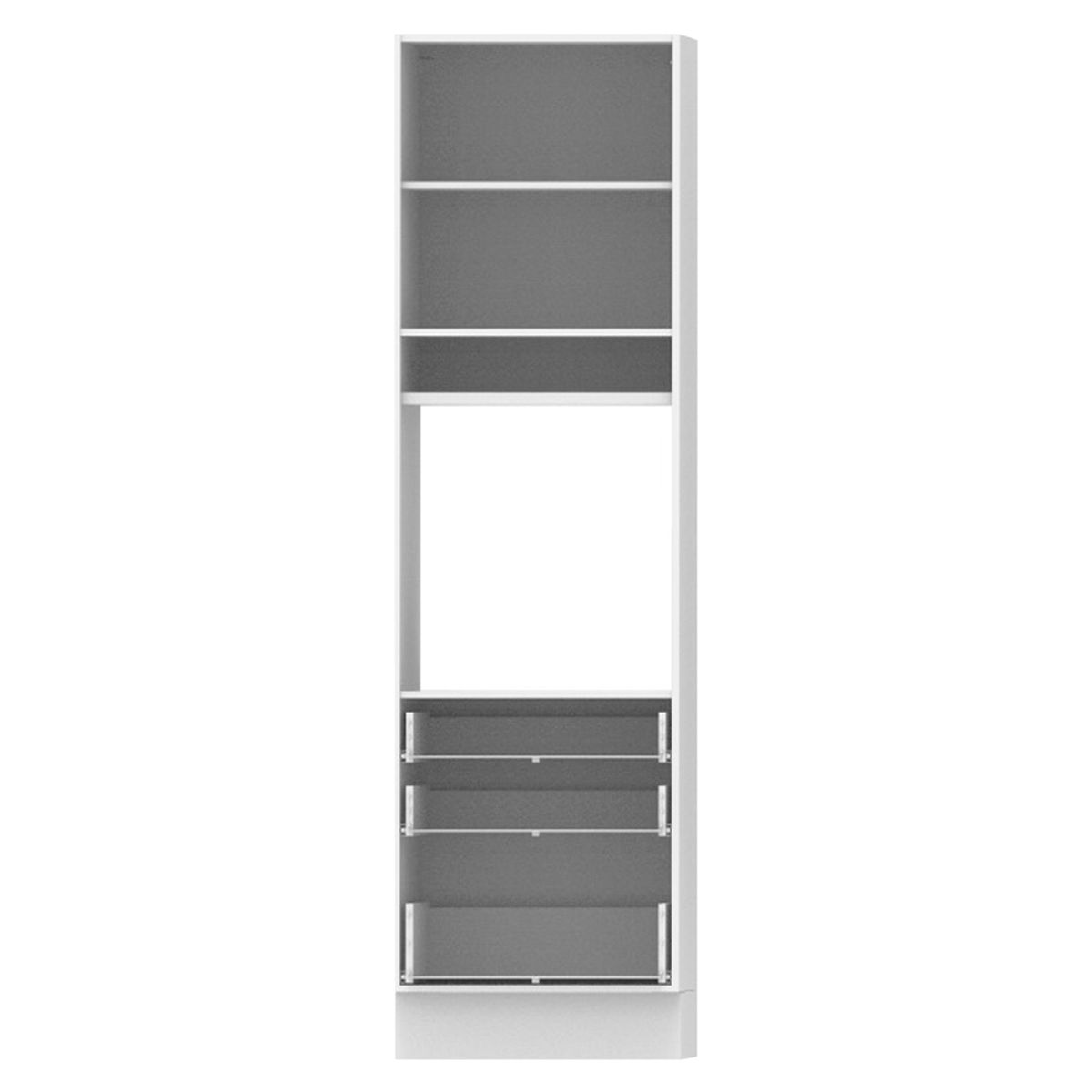 MADESA - Mueble de Cocina Alacena Blanco Wengue 54cm ancho