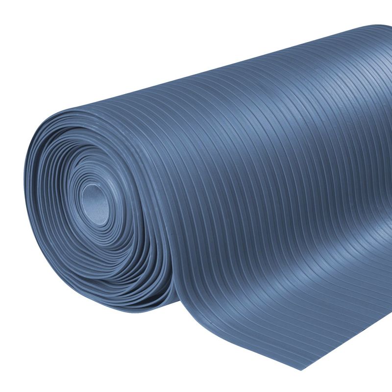 PISOPAK - Pisos Vinílico en Rollo Azul Acanalado R20 - Venta por metro lineal