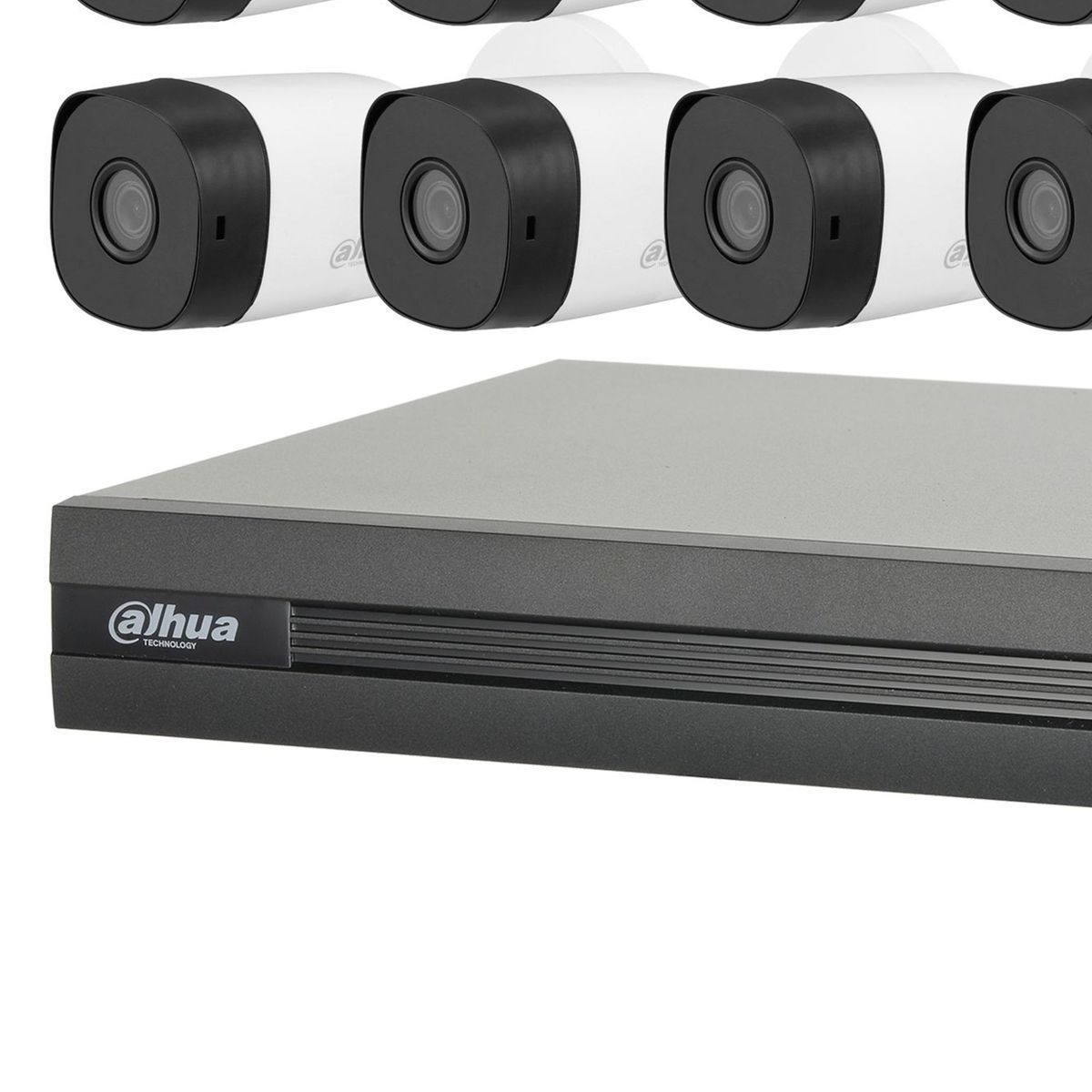 DAHUA - Kit 8 Cámaras Full HD KIT-XVR-8C8CH-1TB
