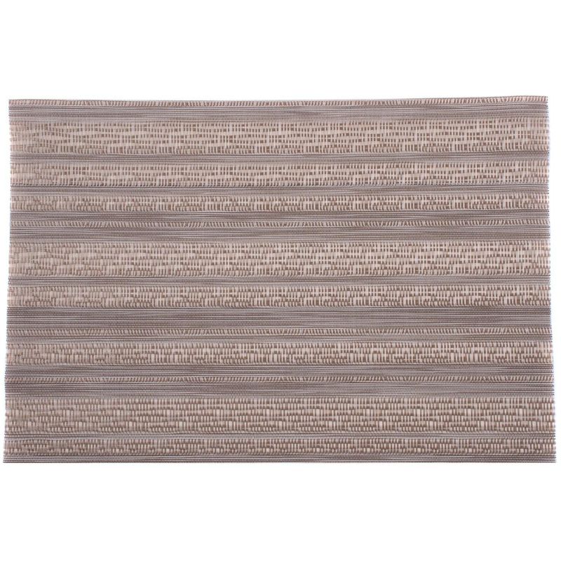 JUST HOME COLLECTION - Individual Rayas 30x45cm Café Oscuro