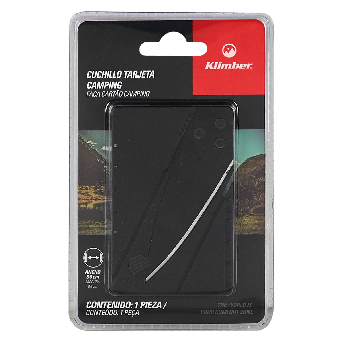 KLIMBER - Cuchillo Tarjeta para Camping