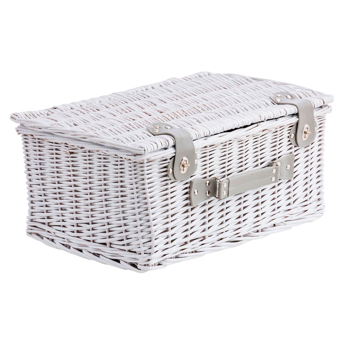 KLIMBER - Canasto picnic 4 personas Natural y 23 piezas