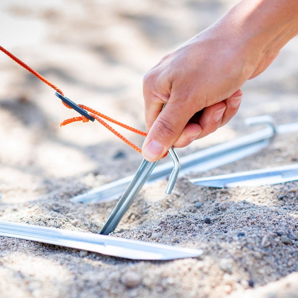 KLIMBER - Set 4 Estacas 23cm para Camping Klimber