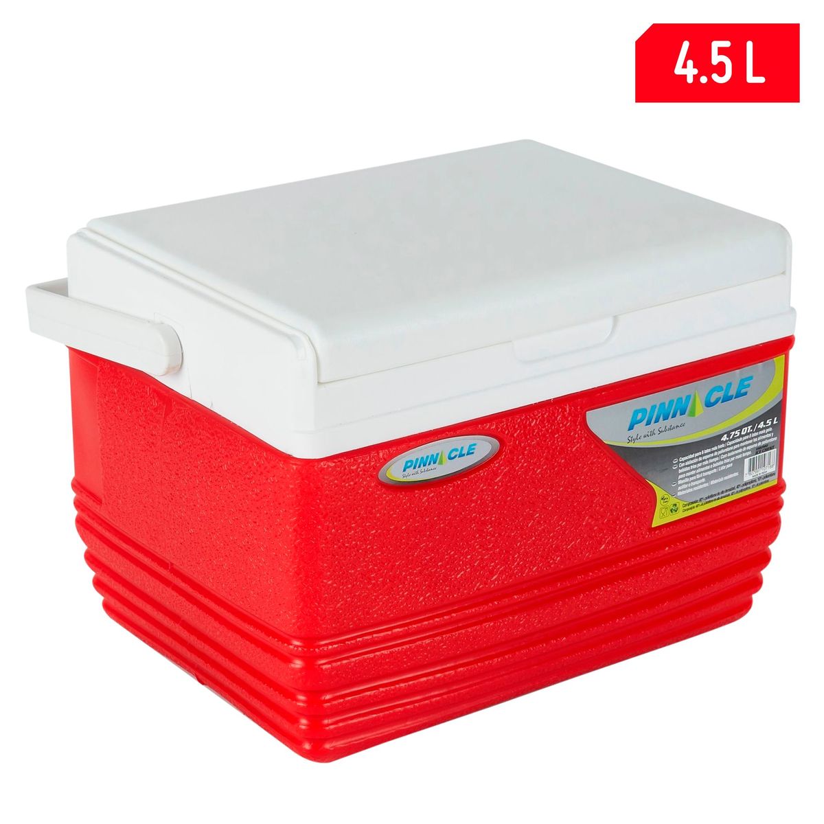 PINNACLE - Cooler Pinnacle Rojo 4.5 L