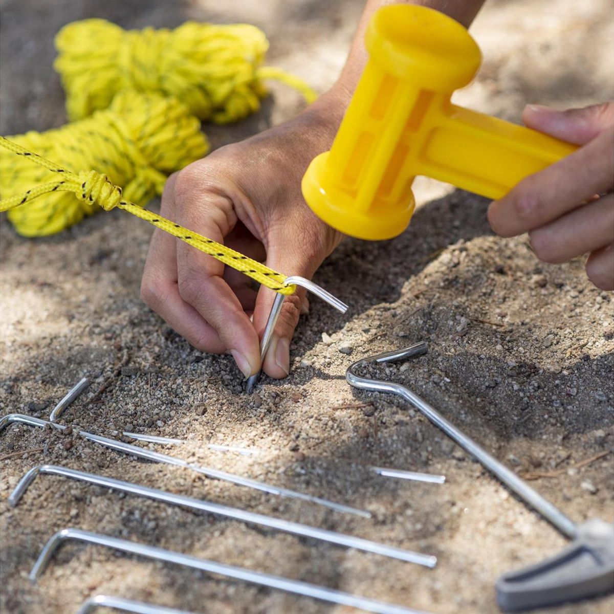 KLIMBER - Set Vientos Estaca Y Martillo