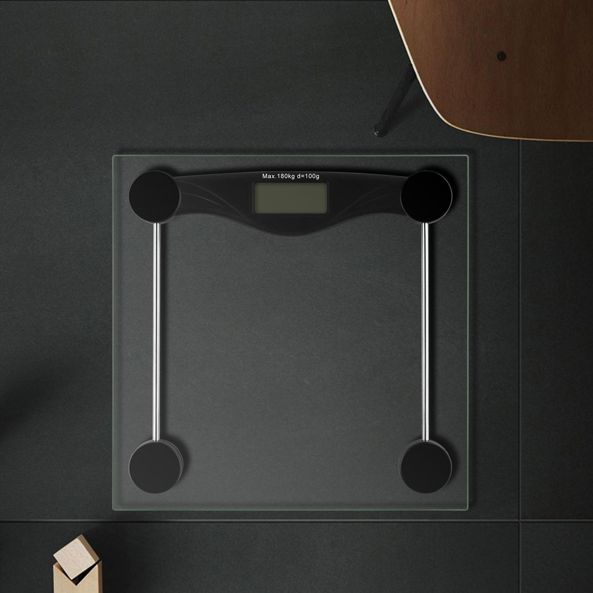 JUST HOME COLLECTION - Balanza Digital Con Visor Lcd Negro