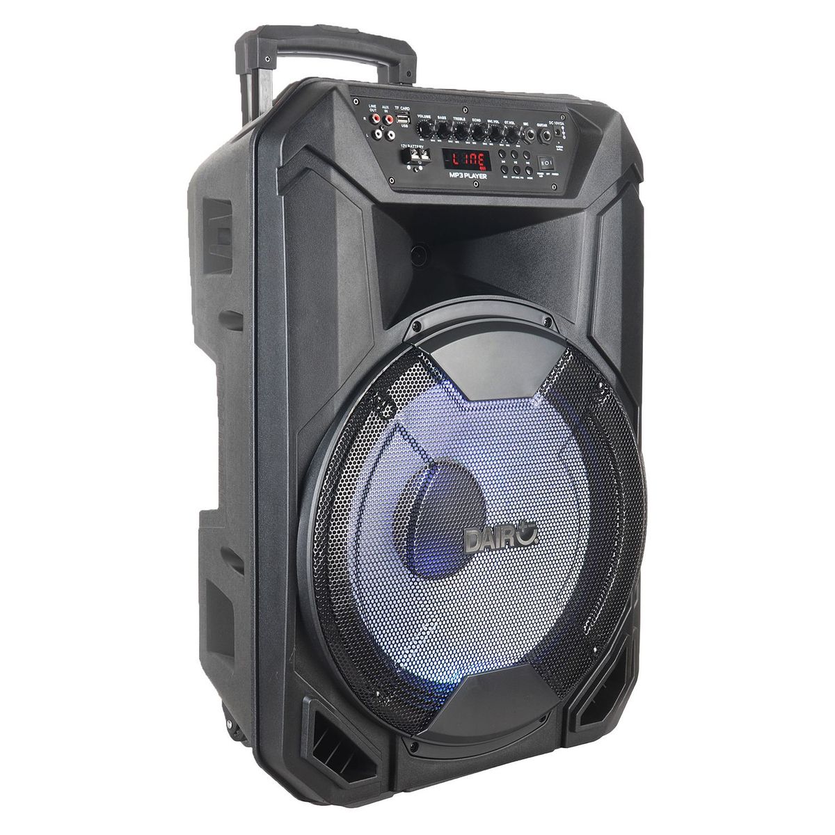 DAIRU - Parlante Inalámbrico Karaoke TBN15C-B 80W