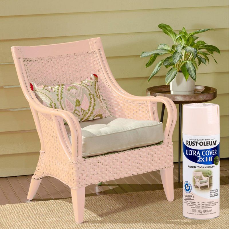  - Aerosol Multiusos Ultra Cover 2X Rosa Cuarzo Brillante 340G