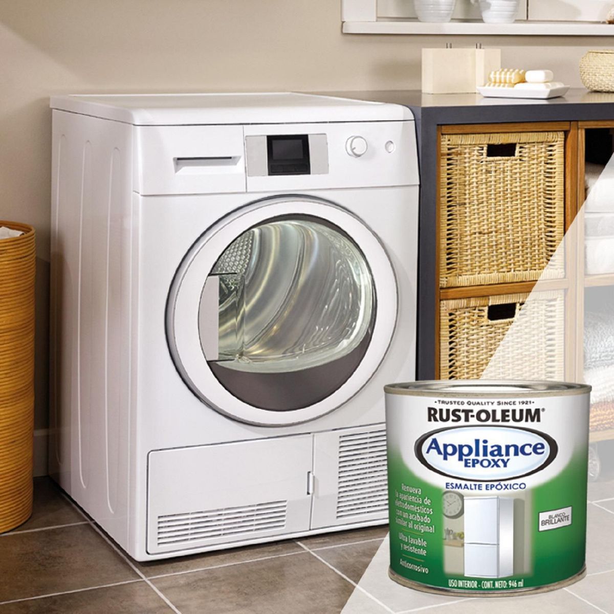 GENERICO - Esmalte Epóxido Blanco Brillante 946ml