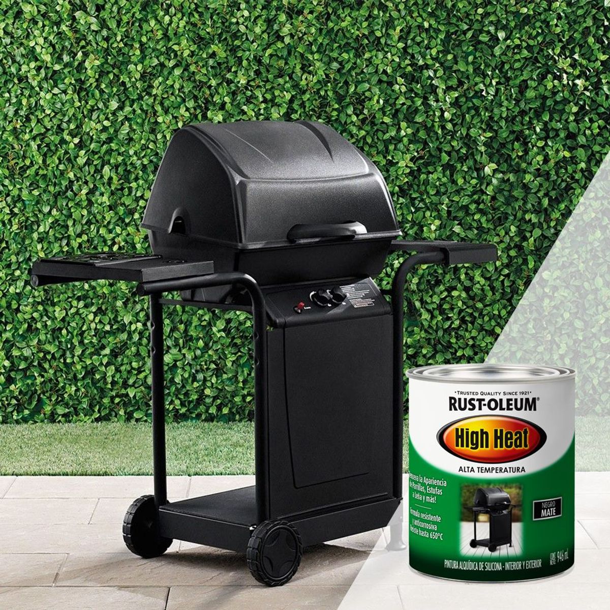 HIGH HEAT - Pintura Alquídica de Silicona 946ml