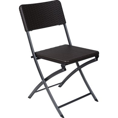 Silla Plegable Ratan Chocolate