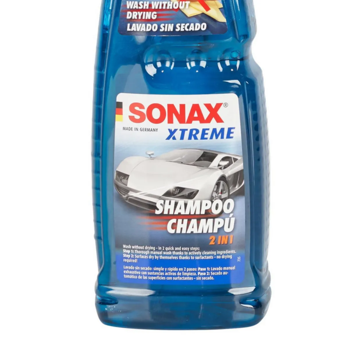 SONAX - Shampoo para Autos Sonax 2 en 1 1 Litro