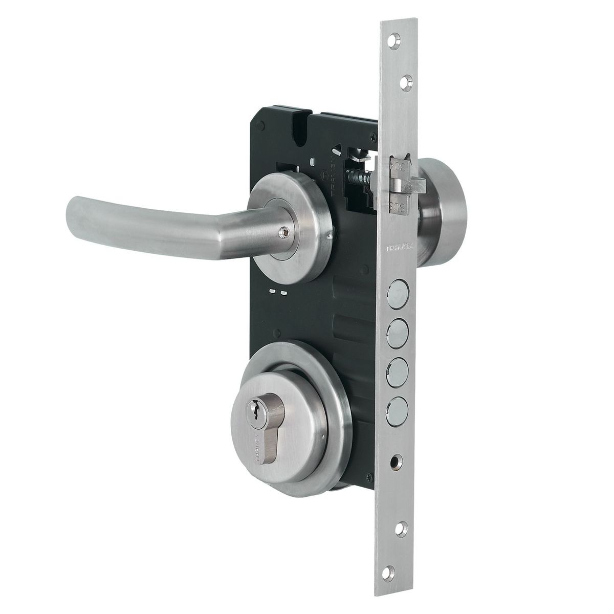 TRAVEX - Cerradura de Embutir Luna Principal Izquierdo Travex