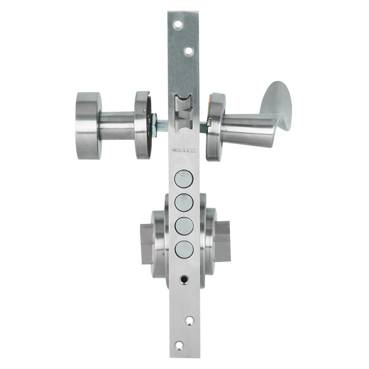 TRAVEX - Cerradura de Embutir Rhonda Principal Derecho Travex