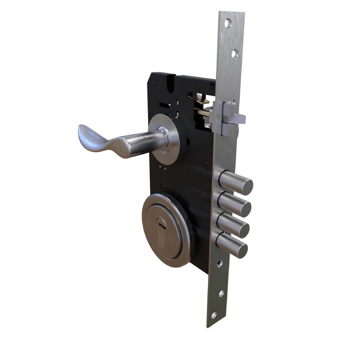 TRAVEX - Cerradura de Embutir Rhonda Principal Derecho Travex