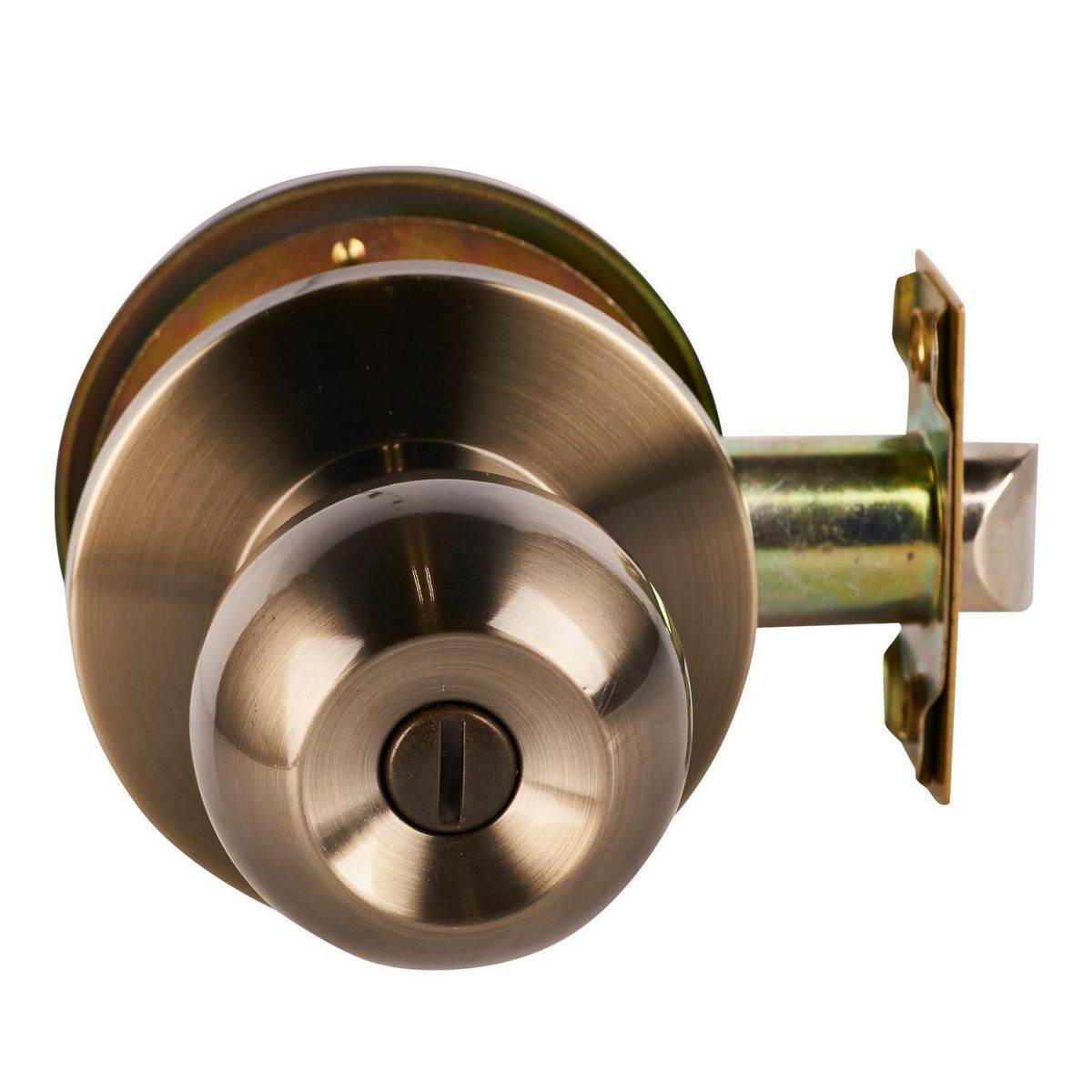 TRAVEX - Cerradura de Pomo Baño Bronce Antiguo