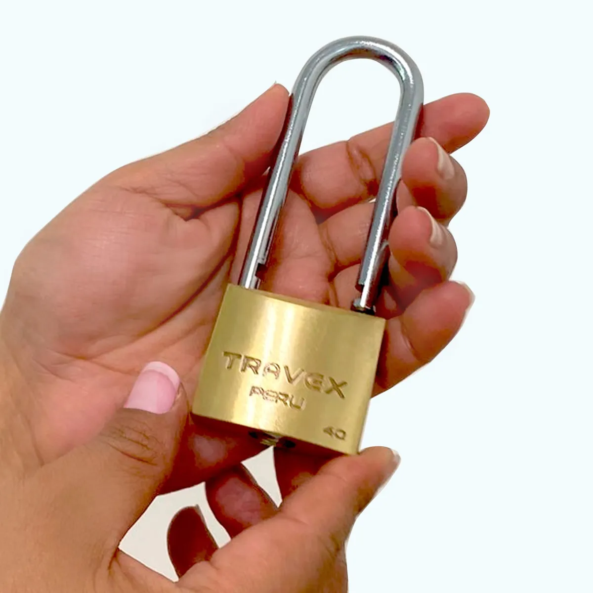 TRAVEX - Candado de Arco Alto Travex 40 mm