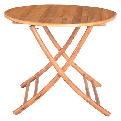 Mesa Melody para 4 Personas 90x90cm Bamb Natural