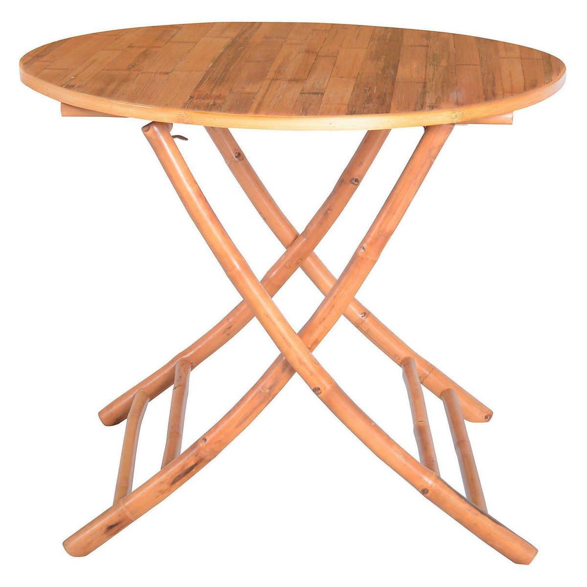 JUST HOME COLLECTION - Mesa Melody para 4 Personas 90x90cm Bambú Natural