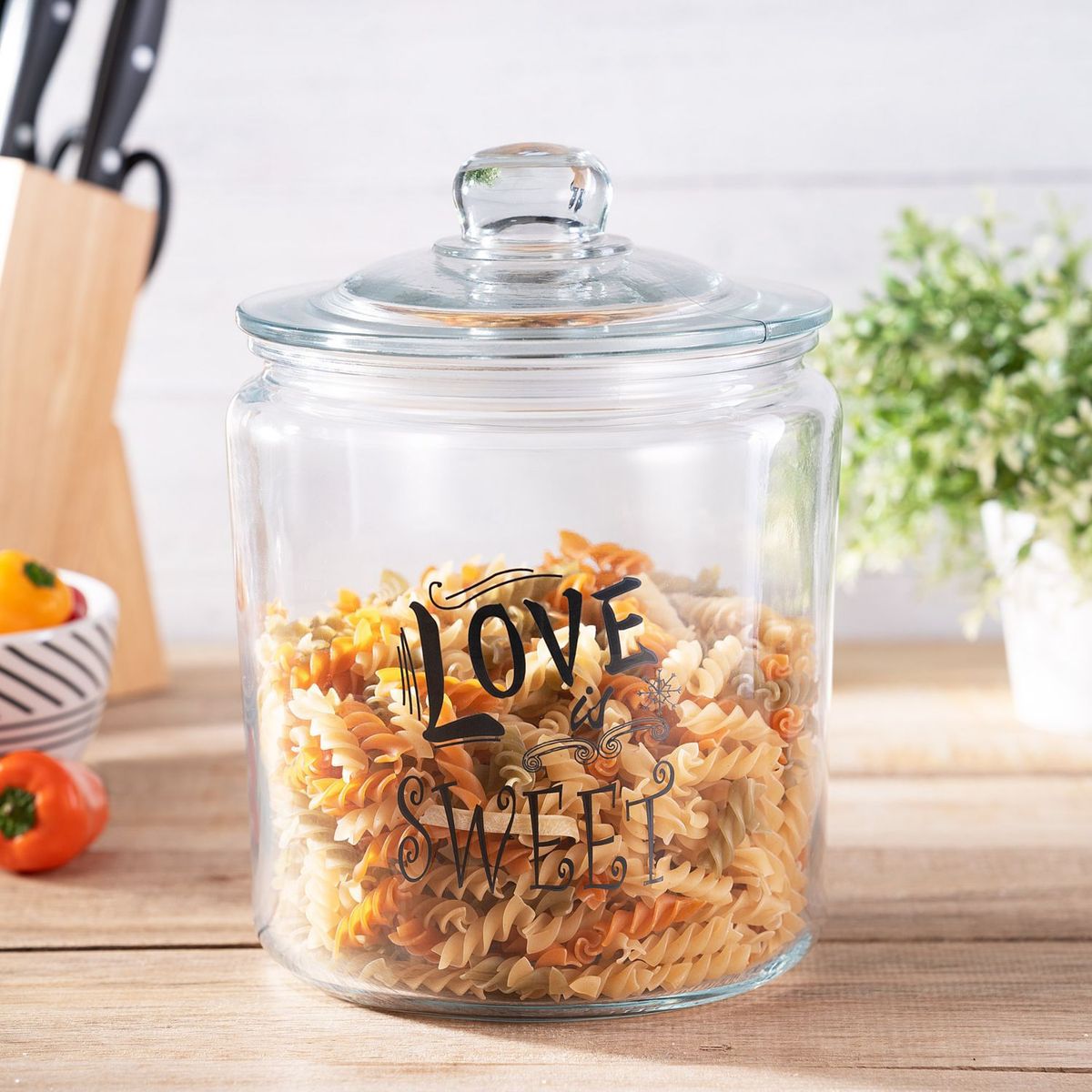 JUST HOME COLLECTION - Frasco De Vidriorio 3.9Lt Palabras