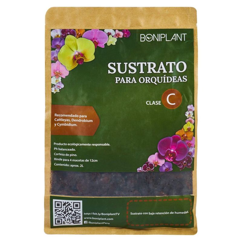 BONIPLANT - Sustrato para Orquídeas Clase C 2L