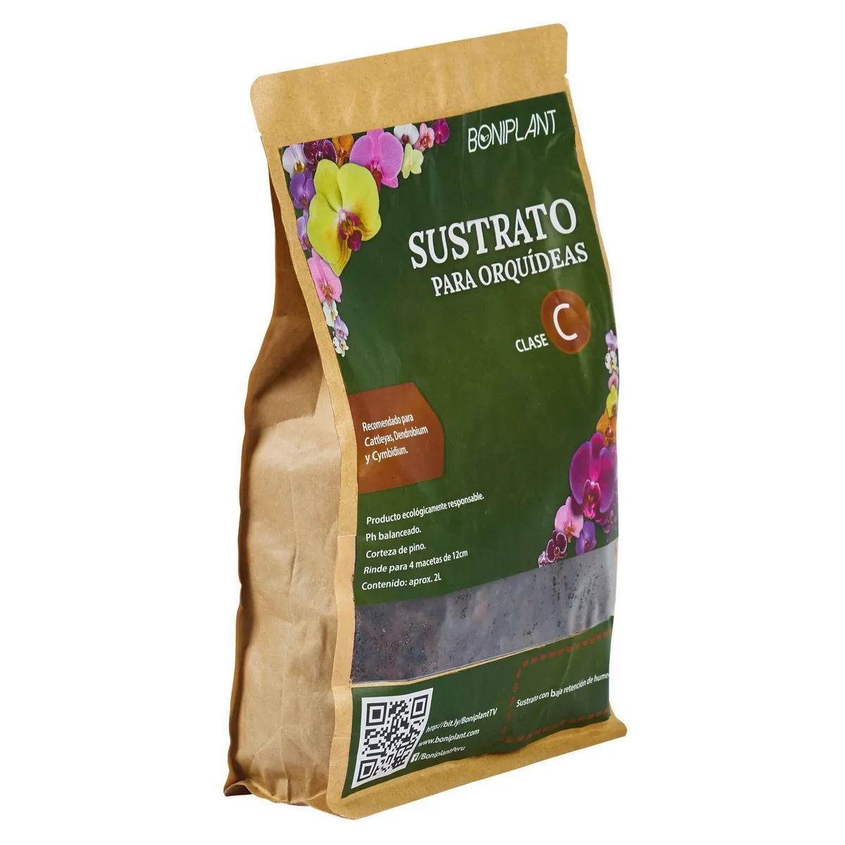 BONIPLANT - Sustrato para Orquídeas Clase C 2L