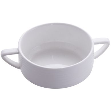 Bowl Anillos con Asas 16cm Blanco