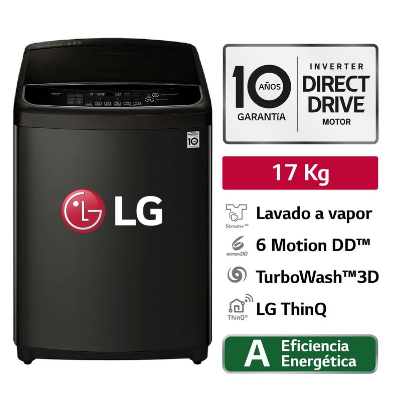 LG - Lavadora Lg WT17BSS6H 17 Kg