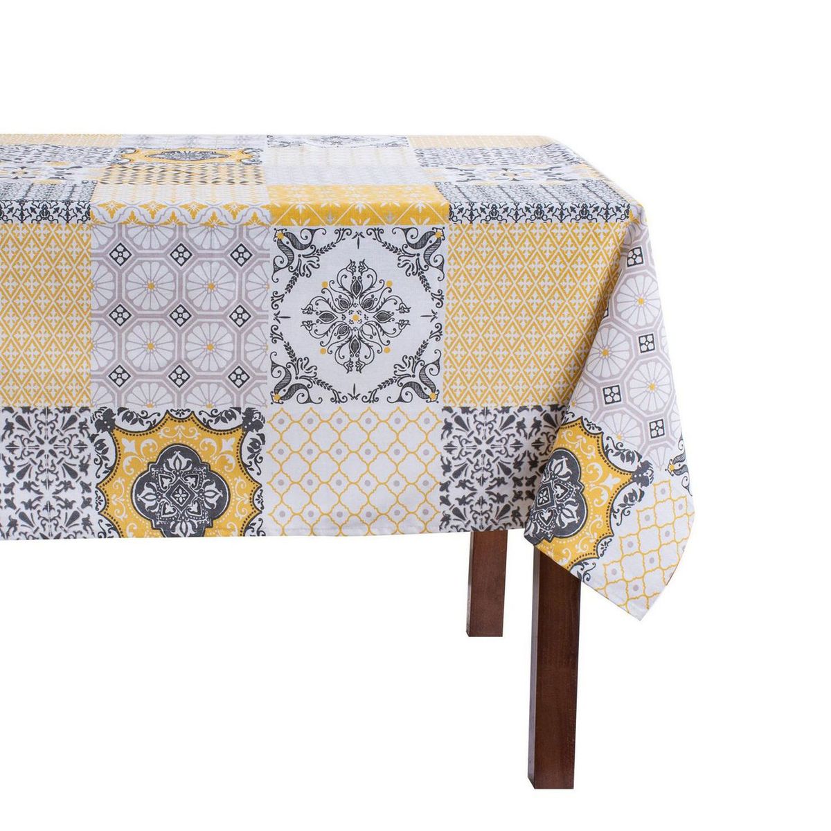 JUST HOME COLLECTION - Mantel Mosaico Rectangular 160x230cm Amarillo