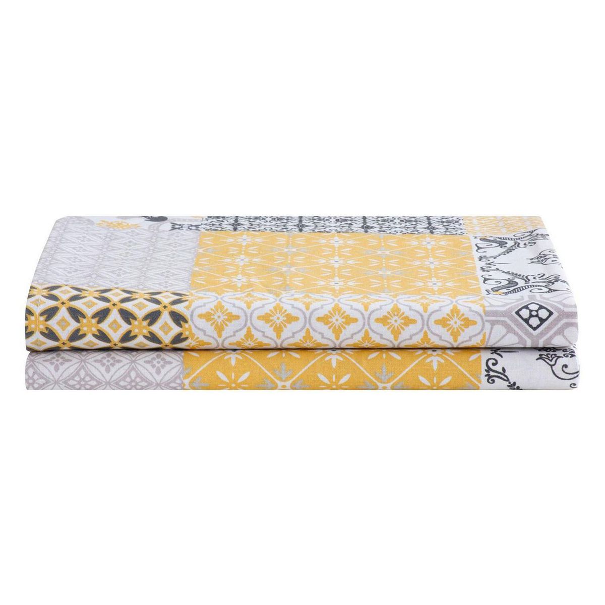 JUST HOME COLLECTION - Mantel Mosaico Rectangular 160x230cm Amarillo
