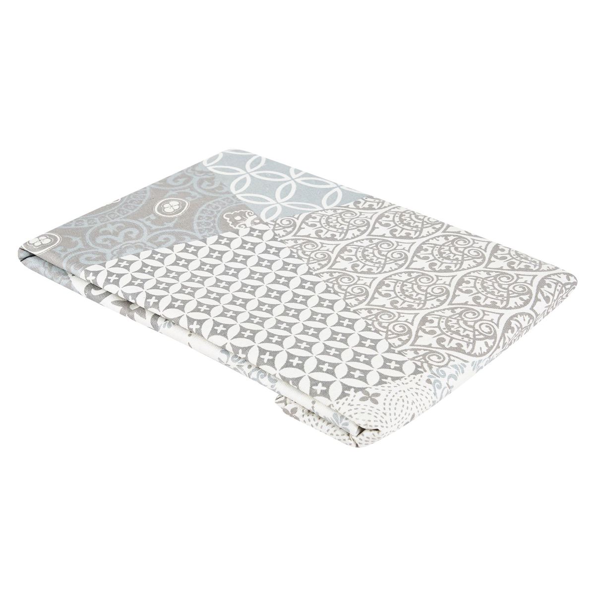 JUST HOME COLLECTION - Mantel Mosaico Redondo 180cm Gris